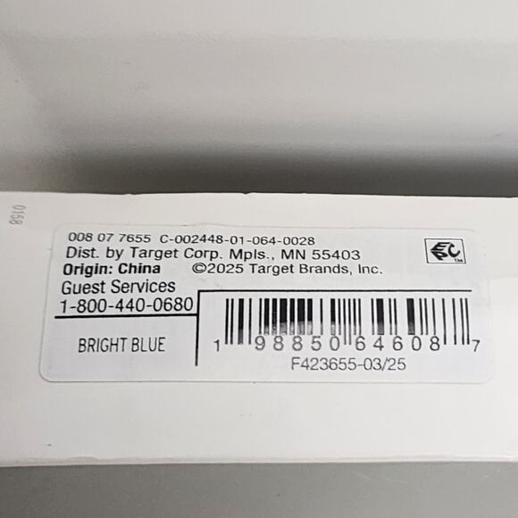 Target Heyday Bright Blue & Orange Plug-In 3.5mm Wired Earbuds NIB - Picture 3 of 4